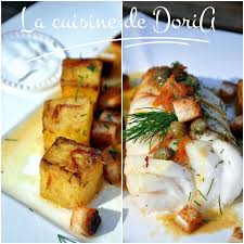 Dos De Cabillaud Celeri Rave Confits Au Safran Celerie Rave Dos De Cabillaud Confit