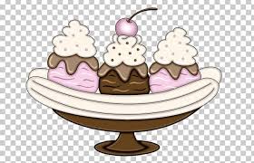 It's always requested at family gatherings. Ice Cream Banana Split Banana Boat Torte Png Clipart Baking Banana Banana Leaves Blue Java Banana