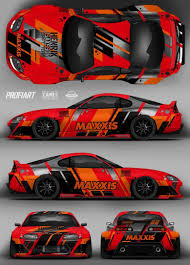Supra Maxxis Racing Car Design Car Wrap Design Car Wrap