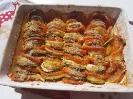Pour 3 A 4 Personnes A Peu Pres 2 Courgettes 5 Tomates 4 Pommes De Terre 1 Buche De Chevre 1 Poig Tian De Legumes Recette Tian Legumes Recette Gratin Legumes