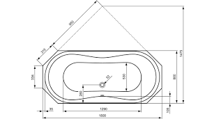 Nicht selten sind badewannen auch 180 cm oder 190 cm lang. Ideal Standard Aqua Achteck Badewanne 180 X 80 K622301 Power Trade