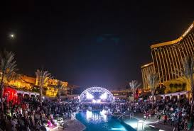 Cirque Du Soleil Bottle Service And A Massive Pool Full Of Insanity Las Vegas Vacation Vegas Vacation Mandalay Bay