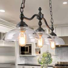 Maybe you would like to learn more about one of these? 3 Light Wrought Iron Chandelier Traditional Kitchen Island Lighting By Lnclighting Llc Houzz