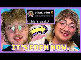 Ethan (Eden) Is Online Talking To Dr For Hormone Replacement 1 Week After  Realizing They Are Woman
