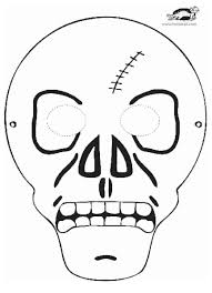 Printable Skeleton Mask Maleboger Masker