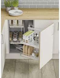 kitchen corner units solid base baskets
