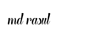 76+ Md-rasul Name Signature Style Ideas