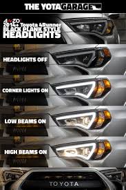 Anzo Black Plank Style Projector Headlights 2014 Toyota 4runner 111416 Toyota 4runner 4runner Toyota 4runner Trd