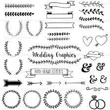 Wedding Clipart Set Rustic Clipart Rustic Boho Wedding Graphics Wreath Clipart Ai Png And Photoshop Brush Instant Download In 2020 How To Draw Hands Wedding Graphics Clip Art