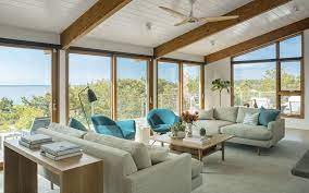 Mid Century Modern Living Room I Beach House Decor I Turquoise Living Room I Wood Mid Century Modern Living Room Mid Century Living Room Living Room Turquoise