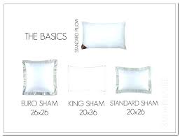 pillow size chart getvca co