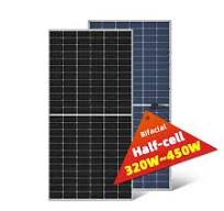Top quality solar panel 350w 450w bifacial double glass ...