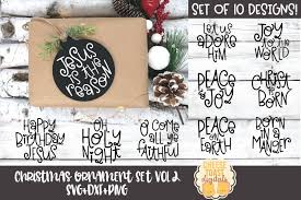 Download Christmas Ornament Bundle Vol 2 Christmas Svg For Rounds Kreativ Graphic PSD Mockup Templates