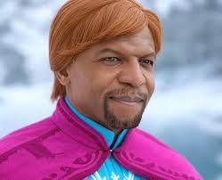 Samuel L Jackson as Elsa, Terry Crews as Anna. Dream casting.