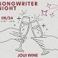 Songwriter Night at Joui Wine