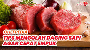 Selain daging dan susu, bagian tubuh sapi yang bernilai ekonomis yaitu kulit, tanduk, dan tinjanya. Mamasuka Cara Mengolah Daging Sapi Agar Cepat Empuk Dan Lunak
