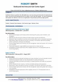 call center agent resume samples