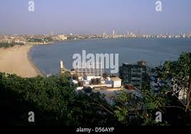 A VIEW OF CHOWPATTY BEACH, MUMBAI ...