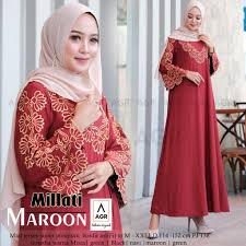 Ini membuat gamis ini terlihat sangat kekinian dan trendi saat digunakan. Baju Gamis Terbaru Desain Modis Ella210 Limited Edition