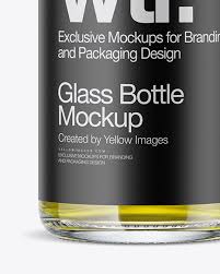 Download Oil Bottle Mockup In Bottle Mockups On Yellow Images Object Mockups PSD Mockup Templates