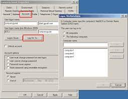 Assigning this right on domain controllers, can break many active directory programs such as active directory users and computers because even. Deny And Allow Workstation Logons With Group Policy 4sysops
