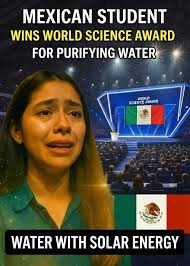 🔬🇲🇽 WHEN MEXICO THINKS, THE WORLD LISTENS She didn't just win an award —  she changed what's possible. From a Mexican classroom to a global stage,  this young scientist proved that brilliance