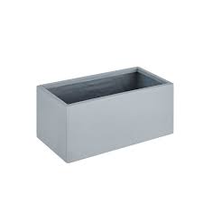 Fabriquer un bac à fleurs en béton à bac a bambou beton. Bac A Fleurs En Fibre De Verre Style Ciment 56 5 X 27 5 X 25 7 Cm 35 L Gris Cdiscount Jardin