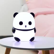 Lampe Panda A Leds Fixes Et Changeantes Veilleuse Pour Enfant Luminaire Decoration Gifi Veilleuse Enfant Veilleuse Decoration