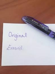 Though the pen is not a pencil, but nevertheless it is possible to get rid of its marks on paper without resorting to the help of a corrector. Why Don T We Have Erasers That Erase Ink Yet Quora