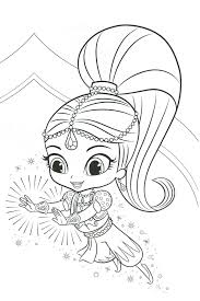 The spruce / wenjia tang take a break and have some fun with this collection of free, printable co. Shimmer And Shine Coloring Pages 100 Pictures Free Printable