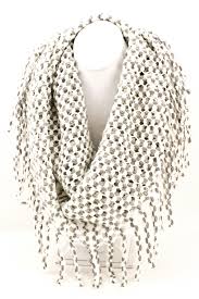32 super easy crochet infinity scarf ideas. Knitted Fringe Infinity Scarf Scarves