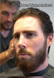 Reposting this one because TikTok said we should post a video of a Bruce  Wayne haircut. So here’s a video of Shane showing a Christian Bale Batman  swept back hairstyle as reference and coming out with ...