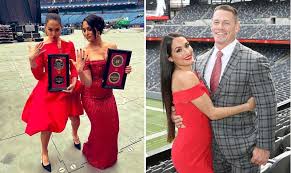 After nikki bella posted a new photo series of son matteo, we couldn't help but notice that the youngster had the most gorgeous head of nikki and brie bella's hair and makeup artists gave e! Nikki Bella Sends A Special Message To John Cena During Hall Of Fame Speech