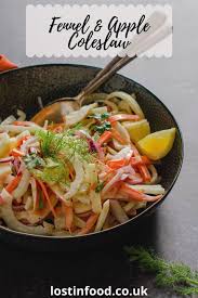 Saute for 5 minutes and remove from heat. Fennel Apple Slaw Lost In Food