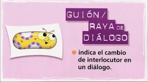 Resultado de imagen para guion mayor en los dialogos