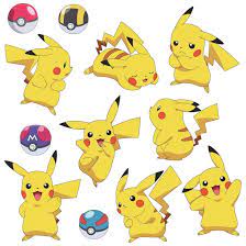 Check spelling or type a new query. Wandsticker Set Pokemon Pikachu 12 Teilig Wall Art De