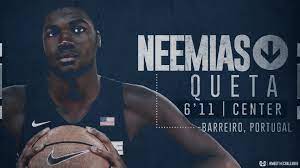 Standing at 7 ft 1 in (2.16 m) tall with a wingspan of 7 ft 9 in (2.36 m) long, he plays the center position. Utah State Basketball Signs Neemias Queta For 2018 19 Season Utah State University Athletics