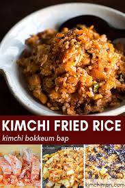 Kimchi Fried Rice Kimchi Bokkeumbap Recipe Kimchi Fried Rice Fried Rice Kimchi Bokkeumbap