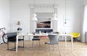 Hopefully, this our article about scandinavian dining room design ideas can help you a lot. Applying Scandinavian Dining Room Designs Completed With Perfect And Modern Furniture Decor Roohome