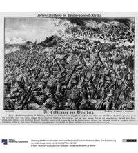 Januar 1904 begann der aufstand der südwestafrikanischen herero gegen die deutsche kolonialmacht. Herero Aufstand In Deutsch Sudwest Afrika Die Ersturmung Von Waterberg Museum Europaischer Kulturen Museum Digital Staatliche Museen Zu Berlin
