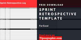 Sprint Retrospective Template For Excel Free Download Tipsographic Agile Project Management Templates Project Management Templates Project Management Free