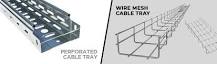 Perforated Cable Tray Vs Wire Mesh Cable Tray - Key Difference