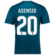 Rmcf below back collar this jersey is made with recycled polyester to save resources and decrease emissions Real Madrid Third Jersey 2017 18 Youth Asensio 20