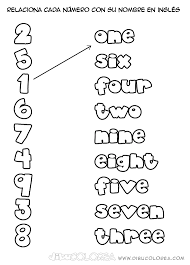 Numbers In English Para Colorear Buscar Con Google Learning English For Kids English Activities For Kids English Lessons For Kids