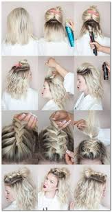 Durch den zusatz von kokosöl erhalten die haare einen seidigen schimmer. Coole Frisuren Zum Selber Machen Langhaarfrisuren Geflochtene Frisuren Fur Kurze Haare Frisuren Kurze Haare Flechten