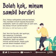 Air ini punya kandungan kimiawi alami yang menyehatkan bagi tubuh sehingga, ruang minum air zam zam dipindahkan ke ruang bawah tanah, di bawah tempat tawaf, dengan 23 anak tangga yang dilengkapi ac. Boleh Kok Minum Sambil Berdiri Dalam Islam Foto Dakwah