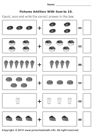 Pictures Addition 10 Gif 520 750 Pixels Free Printable Math Worksheets Kindergarten Math Worksheets Kindergarten Math Units