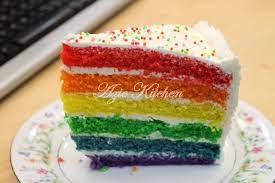 Kali ni nina kongsikan resepi yang lagi mudah dan cepat! Rainbow Cake Untuk Harijadi Azie Azie Kitchen