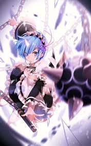 1671 ichigo kurosaki 1649 rem (re:zero). Demon Rem Re Zero In 2021 Kawaii Anime Anime Neko Anime Art Girl