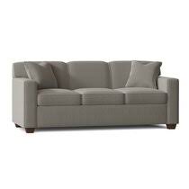 Mid century modern teak and blue upholstered sofa couch measures: Sunbrella Sofas You Ll Love In 2021 Wayfair